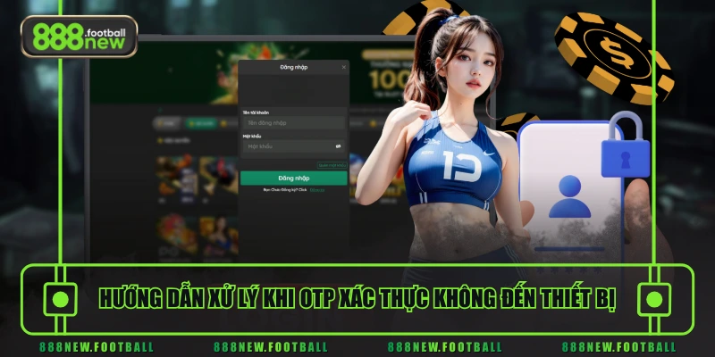 Hướng dẫn xử lý khi OTP xác thực không đến thiết bị