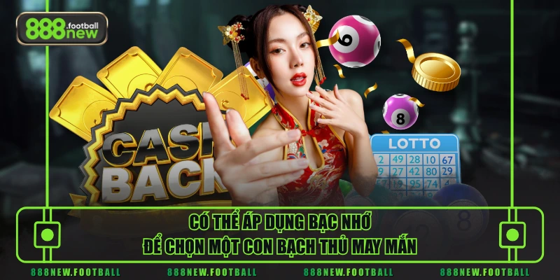 Có thể áp dụng bạc nhớ để chọn một con bạch thủ may mắn