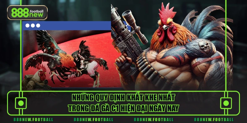 Những quy định khắt khe nhất trong đá gà C1 hiện đại ngày nay